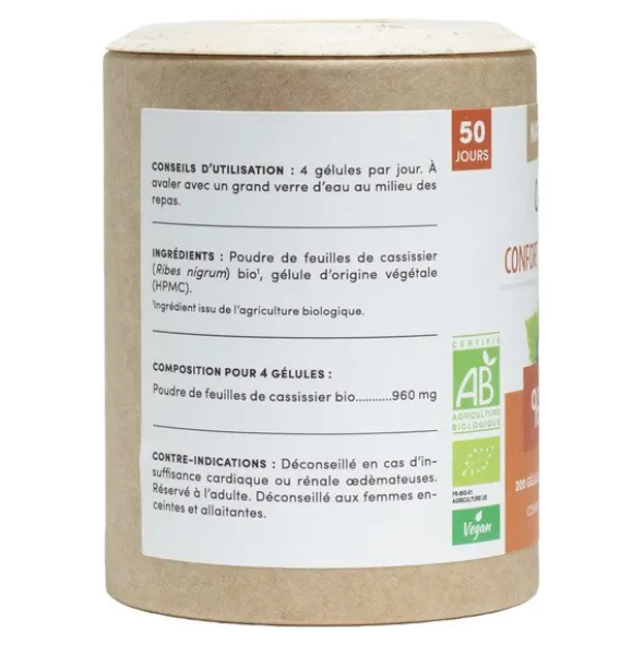 Nat et Form Cassis bio gélules