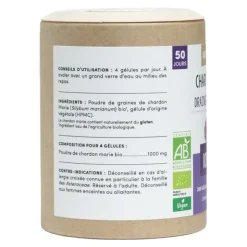 Nat et Form chardon marie bio gélules