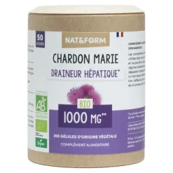 Nat et Form chardon marie bio gélules