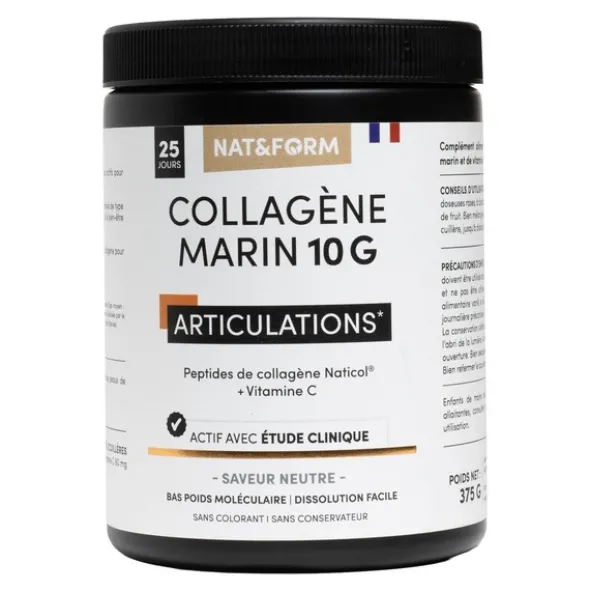 Nat et Form Collagène marin Articulations poudre