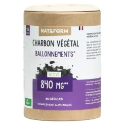Nat et Form Ecoresponsable charbon végétal gélules