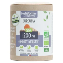 Nat et Form Ecoresponsable curcuma bio gélules