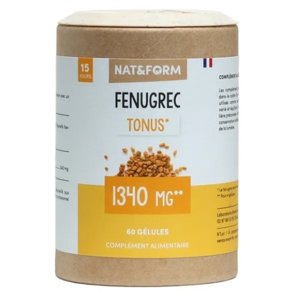 Nat et Form Ecoresponsable Fenugrec gélules