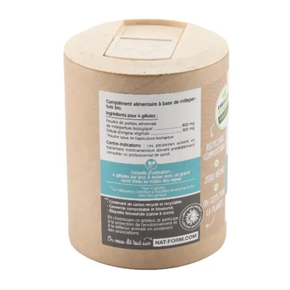 Nat et Form Ecoresponsable millepertuis Bio gélules