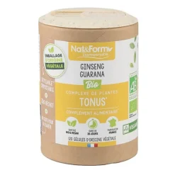 Nat et Form Ecoresponsable Tonus Bio gélules