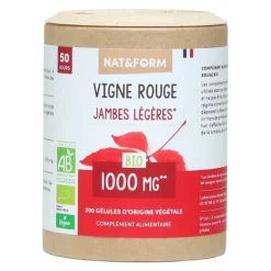 Nat et Form Ecoresponsable Vigne rouge bio gélules