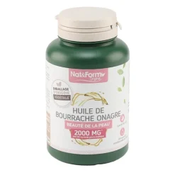 Nat et Form Huile de bourrache onagre capsules