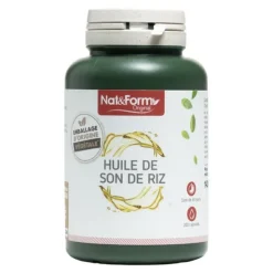 Nat et Form Huile de son de riz capsules