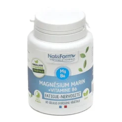 Nat et Form Magnésium marin + vitamine B6 gélules