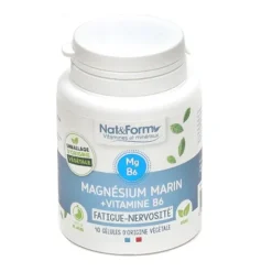 Nat et Form Magnésium marin + vitamine B6 gélules