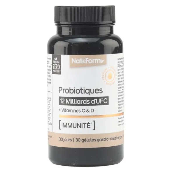 Nat et Form Probiotiques Immunité gélules