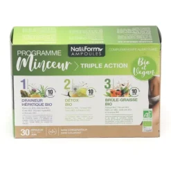 Nat et Form Programme minceur Bio ampoules