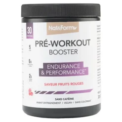 Nat et Form Pré Workout Booster poudre