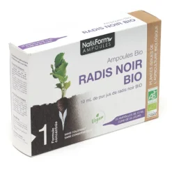 Nat et Form Radis noir Bio ampoules