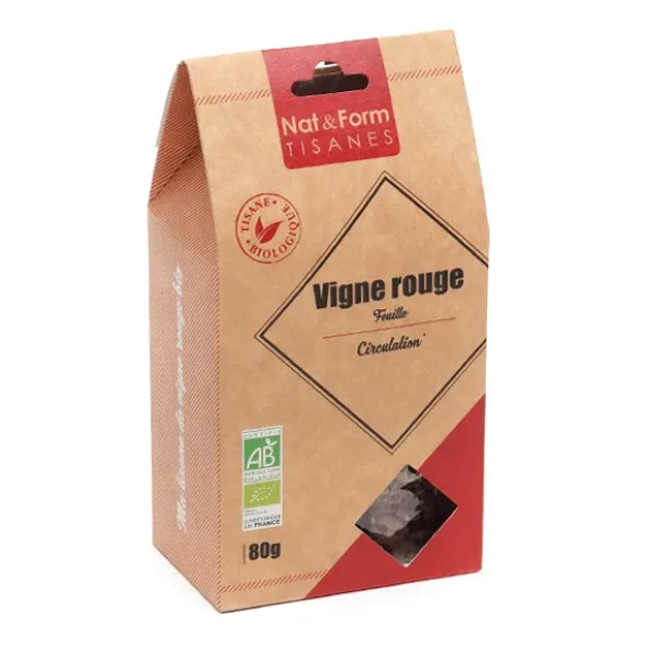 Nat et Form Tisane Vigne rouge Bio