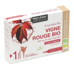 Nat et Form Vigne rouge bio ampoules