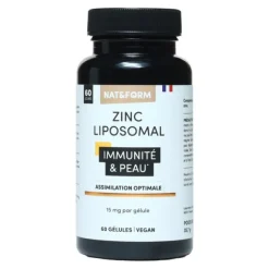 Nat et Form Zinc liposomal gélules