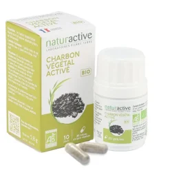 Naturactive Charbon végétal activé bio gélules