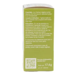 Naturactive Charbon végétal activé bio gélules