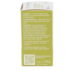 Naturactive Charbon végétal activé bio gélules