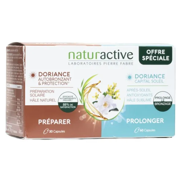 Naturactive Doriance Autobronzant + Capital Soleil capsules