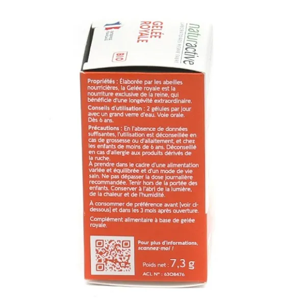Naturactive gelée royale Bio gélules