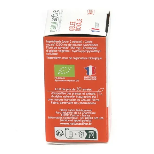 Naturactive gelée royale Bio gélules