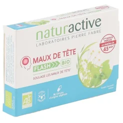 Naturactive Maux de tête Flash bio gélules