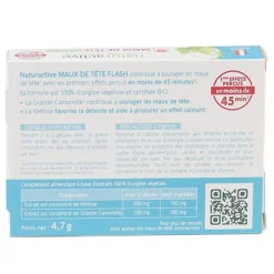 Naturactive Maux de tête Flash bio gélules