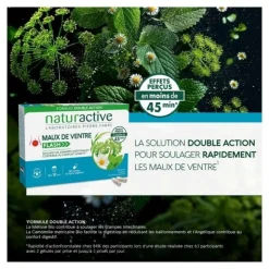Naturactive Maux de ventre Flash gélules