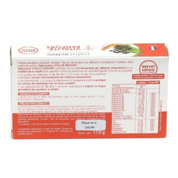 Naturactive Vitalité Renfort gélules