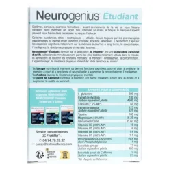 Neurogenius Etudiant comprimés
