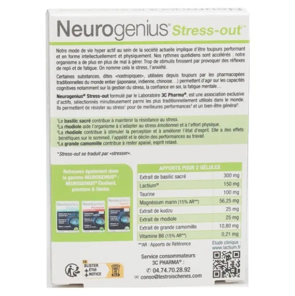 Neurogenius Stress Out gélules