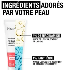 Neutrogena Anti-boutons+ Gel Hydratant visage