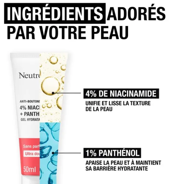Neutrogena Anti-boutons+ Gel Hydratant visage