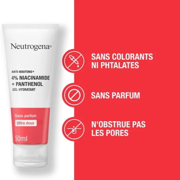 Neutrogena Anti-boutons+ Gel Hydratant visage