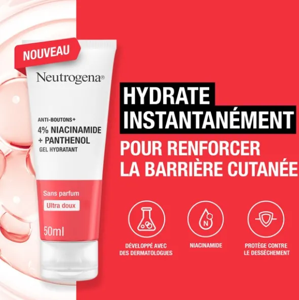 Neutrogena Anti-boutons+ Gel Hydratant visage