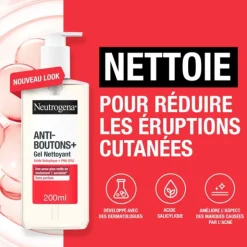 Neutrogena Anti-boutons+ Gel nettoyant visage