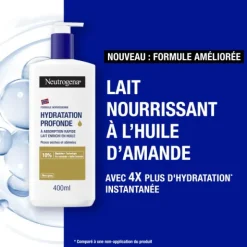 Neutrogena lait corps enrichi en huile Hydratation profonde