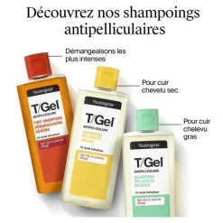 Neutrogena T Gel Shampoing Antipelliculaire Pellicules sèches