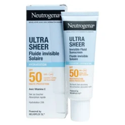 Neutrogena Ultra Sheer Fluide solaire invisible hydratation SPF 50