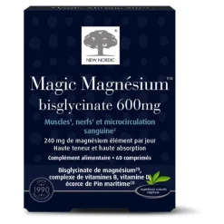 New Nordic Magic Magnésium Bisglycinate comprimé