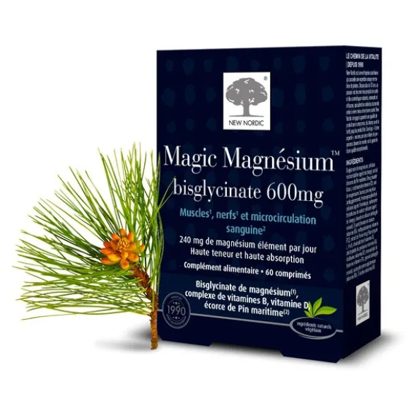 New Nordic Magic Magnésium Bisglycinate comprimé