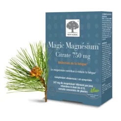 New Nordic Magic Magnésium citrate 750 mg comprimés