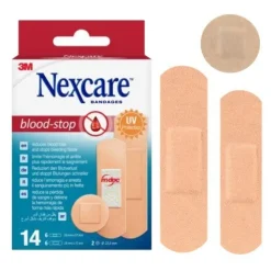 Nexcare Blood-Stop pansements assortis