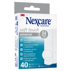 Nexcare Soft Touch pansement prédécoupé universel