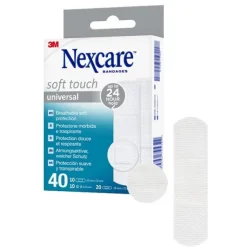 Nexcare Soft Touch pansement prédécoupé universel