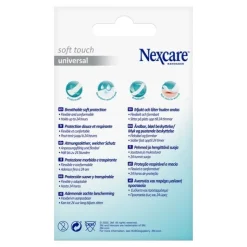 Nexcare Soft Touch pansement prédécoupé universel