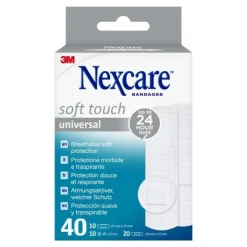 Nexcare Soft Touch pansement prédécoupé universel