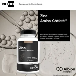 NHCO Zinc Amino chélaté gélule